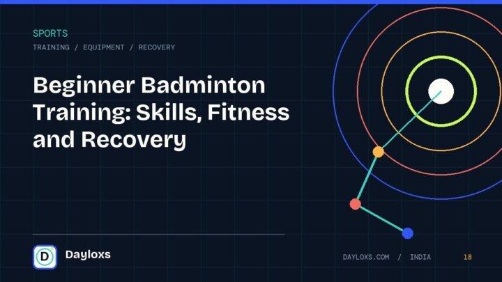 Beginner Badminton Training: Skills, Fitness and Recovery illustrated field guide by Dayloxs