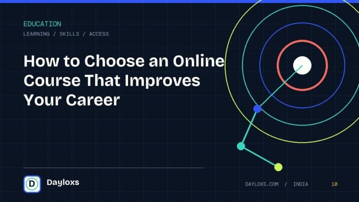 How to Choose an Online Course That Improves Your Career illustrated field guide by Dayloxs