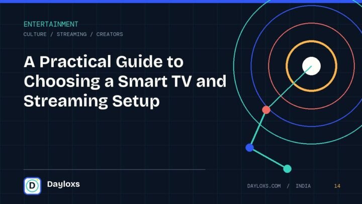 A Practical Guide to Choosing a Smart TV and Streaming Setup illustrated field guide by Dayloxs