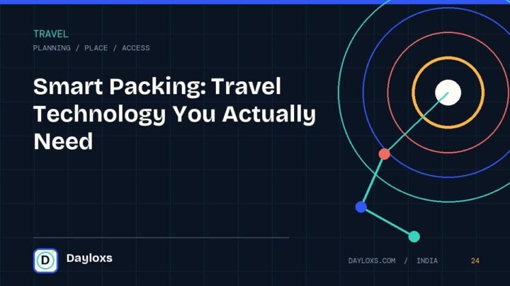 Smart Packing: Travel Technology You Actually Need illustrated field guide by Dayloxs